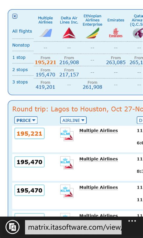 Flights From Houston Tx To Lagos Nigeria